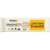 PPURA Bio Spaghetti aus ital. Emmer Urkorn | 500g Pasta | Ur-Getreide | 100% Natürlich, Ohne Farb- & Konservierungsstoffe | Saisonal & Regional |Italienische Nudeln | Bronzeverfahren | Zero Foodwaste