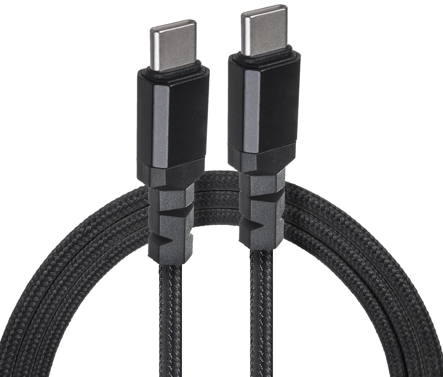 Maclean MCE USB-C Kabel USB Typ-C Stecker auf Stecker Datenkabel Schnelles Aufladen Schnellladekabel USB C zu USB C (USB-C 100W (PD) / Kabellänge: 2m)