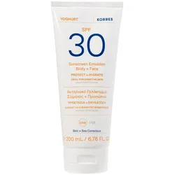 Korres Yoghurt Sonnenschutz-Emulsion SPF 30 200 ml