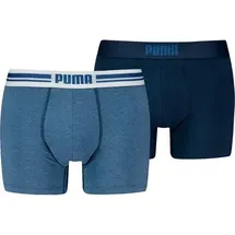 Puma EVERYDAY PLACED LOGO BOXER blau L 2er Pack