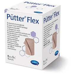 Hartmann Pütterflex 8cmx5m Hartmann Pflaster   
