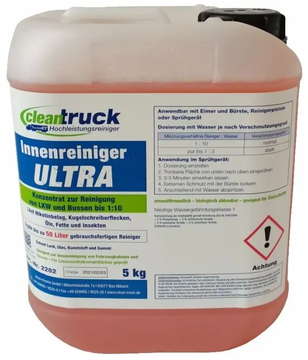 cleantruck Innenreiniger ULTRA (Power - Blitz), 5 Kg