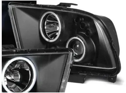 Kristall-Scheinwerfer Angel Eyes für FORD MUSTANG (04–09)