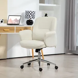 Vinsetto Bürostuhl mit Wippfunktion Schreibtischstuhl höhenverstellbarer Drehstuhl ergonomischer Arbeitsstuhl modern Belastbar bis 120 kg