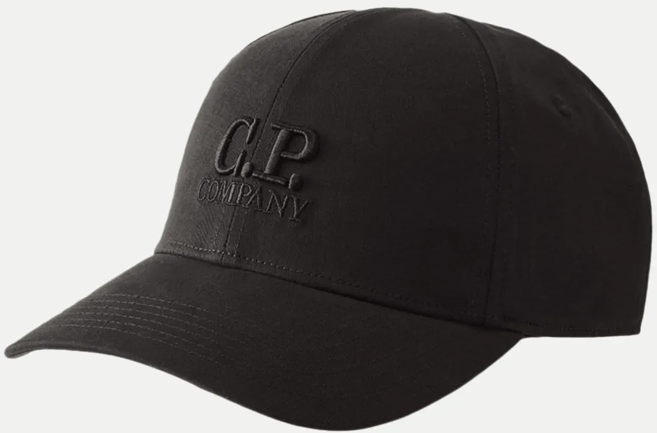 Kappe mit gesticktem Logo Schwarz