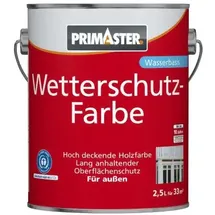 Primaster Wetterschutzfarbe dunkelbraun 2,5 l