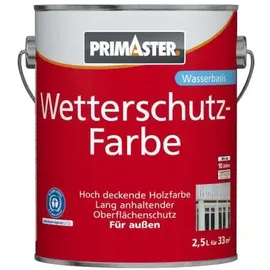 Primaster Wetterschutzfarbe dunkelbraun 2,5 l