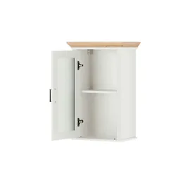 Möbel Kraft Hängeschrank Artisan Eiche 48 x 75 x 33 cm Weiß