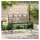 vidaXL Gartenbank 103,5 x 59 x 89 cm Schwarz