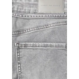 street one studio Cropped Wide Leg Jeans, im Loose Fit Light Grey wash), 27 - 27W / 28L