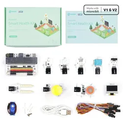 ELECFREAKS Smart Health Kit für micro:bit, Gesundheitsüberwachung, 12-teiliges Lern-Set