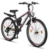 Licorne Bike Guide Premium Mountainbike in 20, 24 26 Zoll - Fahrrad für Mädchen, Jungen, Herren und Damen - Shimano 21 Gang-Schaltung, Kinder...