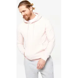 Hoodie Herren warm Baumwollgewebe - rosa quarzrosa M