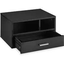 Relaxdays Druckerständer Schreibtisch Schwarz