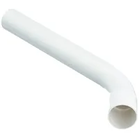 CORNAT Spülrohrbogen 45 Grad, mit Muffe, weiß