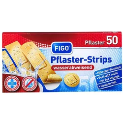 FIGO Pflasterstrips wasserabweisend 50 St