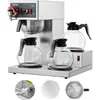 VEVOR Kommerzielle Filterkaffeemaschine Kaffeemaschine 3 Glaskaraffen 12 Tassen