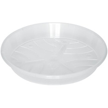 geli Blumentopf Untersetzer STANDARD rund aus Kunststoff in transparent, Farbe:transp. klar;Durchmesser:14 cm