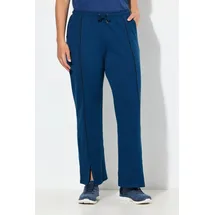 Ulla Popken Lounge-Hosen Jogginghose Blau 50/52
