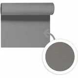 Duni Tête-à-Tête-Tischläufer aus Evolin alle 1,20 m lang perforiert, Uni granite grey,