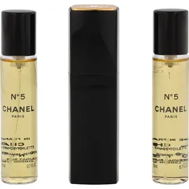 Chanel No. 5 Eau de Toilette refillable 20 ml + Nachfüllung 2 x 20 ml