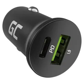 Green Cell - USB-Ladegerät, 38 W 1x USB-C USB-A schwarz