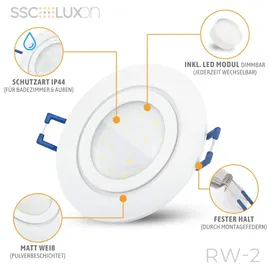 SSC-LUXon RW-2 1er rund weiß