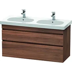 Duravit DuraStyle Waschtisch-Unterschrank DS648607979 115 x 45,3 cm, nussbaum natur, 2 Schubkästen, wandhängend