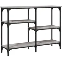 VidaXL Konsolentisch Grau Sonoma 102x29x75 cm Holzwerkstoff