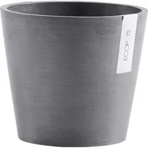 Ecopots Amsterdam Ø 20 cm x 18 cm Grau