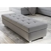 DOMO collection Hocker »Treviso XXL: B/T/H: 161/60/41 cm« mit Stauraum, auch in Cord, passend zur Serie, moderne Steppung