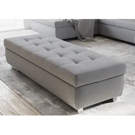 DOMO collection Hocker »Treviso XXL: B/T/H: 161/60/41 cm« mit Stauraum, auch in Cord, passend zur Serie, moderne Steppung