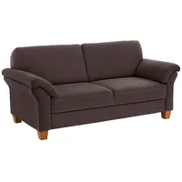 Home Affaire "Borkum, B: 186cm", braun (dunkelbraun), B:186cm H:87cm T:88cm, Struktur (100% Polyester);Luxus-Microfaser ALTARA NUBUCK (100% Polyester);MELROSE (100% Polyester);Luxus-Microfaser Toro (100% Polyester), Sofas, mit Federkern