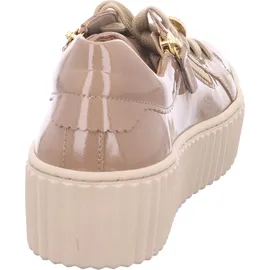 Gabor Plateau Schnürschuhe in gold - Gr.: 38