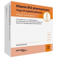 medphano Arzneimittel GmbH Vitamin B12 Pharmarissano 1 Mg/ml iniecto -lsg.amp.
