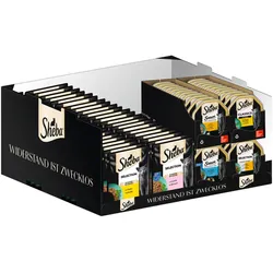 SHEBA® Schale und Portionsbeutel 85 g, verschiedene Sorten, 100er Pack