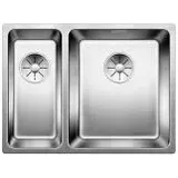 Blanco Andano 340/180-IF links Edelstahl Seidenglanz + Handbetätigung + InFino