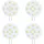 sebson LED Lampe G4 3W GU4 warmweiß 4 St.