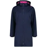 CMP Woman Parka Zip Hood blue-fuxia 44