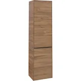 Villeroy & Boch Subway 3.0 Hochschrank C59301RH 40x171x36,2cm, Schanier rechts/Griff Volcano black, Kansas oak