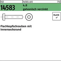 Industrial Quality Supplies ISO 14583 Flachkopfschraube VG M3x10 Stahl