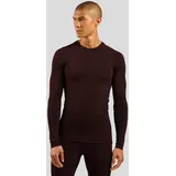 Odlo Performance Warm Base Layer Longsleeve Herren fudge-L