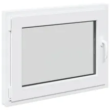 vidaXL Kellerfenster RISOR 80 x 70 cm weiß