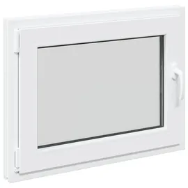 vidaXL Kellerfenster RISOR 80 x 70 cm weiß