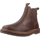CLARKS Solsbury Chelsea-Stiefel aus Leder, Braun 41.5 EU - Braun - 41,5