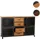 Mendler HWC-N28 Kommode 90x150x40 beige/schwarz