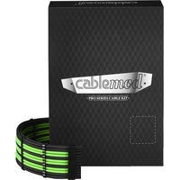 CableMod PRO ModMesh C-Series Cable Kit, RMi, RMx, schwarz/hellgrün (CM-PCSR-FKIT-NKKLG-R)