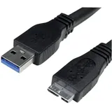 MediaRange USB Micro 3.0 1 m Schwarz