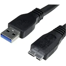 MediaRange USB Micro 3.0 1 m Schwarz