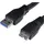 MediaRange USB Micro 3.0 1 m Schwarz